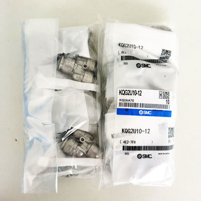 SMC KQG2U10-12 12mm パネウマティックフィッティング エアチューブ用のスレッド付き接続