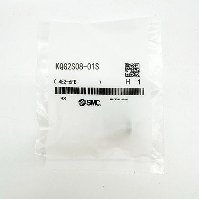 KQG2S08-01S パネウマチックパイプフィッティング 密封剤付き空気圧縮器接続器