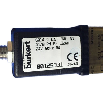 新品 00125331 G1/8 バーカート電磁弁 24vdc