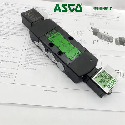 SCG531C018MS ASCO 531シリーズソレノイドバルブ・ダブルコイル
