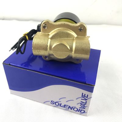 1インチ 2W200-25 ブラス 電動電磁気弁 通常閉じる NPT 水空気 ブラス電磁気弁 NC 2 Way