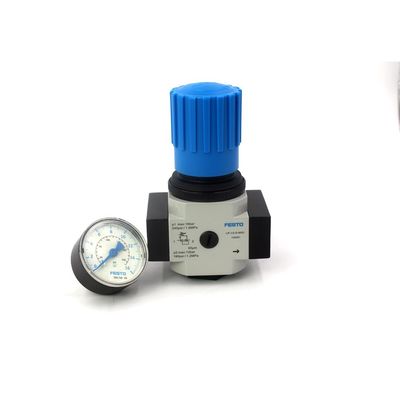 FESTO 亜鉛合金 LR-3/4-D-MIDI 162581 LR-3/4-D-MIDI-MPA 8002287 圧力調節バルブ 圧力計0.5-12バー