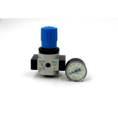FESTO 亜鉛合金 LR-3/8-D-MINI 162580 LR-3/8-D-MINI-MPA 8002286 圧力調節バルブ 圧力計0.5-12バー