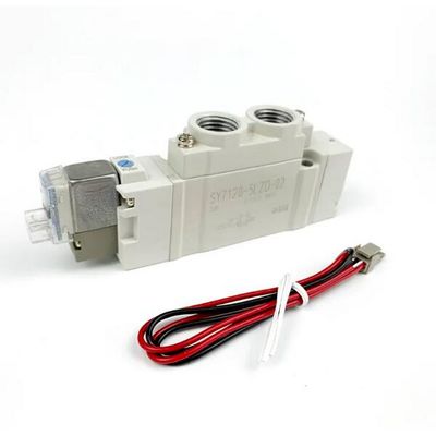 SY7120-5LZD-C4 パネウマティックソレノイドバルブ SMC ワンタッチフィッティングポート サイズ Ø4 DC24V 2 ポジション 単一