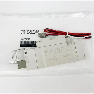 SY7120-5LZD-C4 パネウマティックソレノイドバルブ SMC ワンタッチフィッティングポート サイズ Ø4 DC24V 2 ポジション 単一