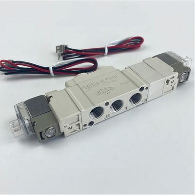 SMC SY5320-6LZD-C8 DC12V 電磁弁 一触式 3 位置 閉ざされたセンターポート サイズ ø8