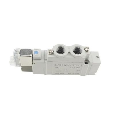SMC電磁弁 SY5320-5LZD-C6 DC12V ワンタッチ・フィッティング・ポート サイズ ø6 3 ポジション 閉ざされたセンター