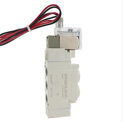 SMC電磁弁 SY5320-5LZD-C6 DC12V ワンタッチ・フィッティング・ポート サイズ ø6 3 ポジション 閉ざされたセンター
