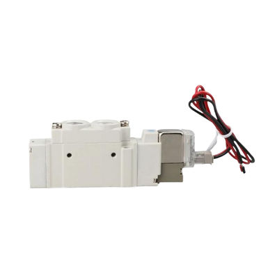 SY3420-6LZD-C8 SMC 3 ポジション エグゼスト センター パネウマティック ソレノイド バルブ DC12V ポート サイズ Ø8