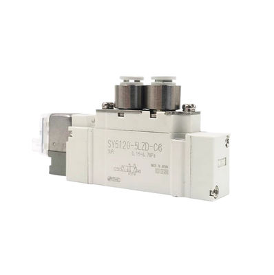 ポートサイズ Ø6 SY3420-6LZD-C6 SMC パネウマティックソレノイドバルブ3位置排気センター DC12V