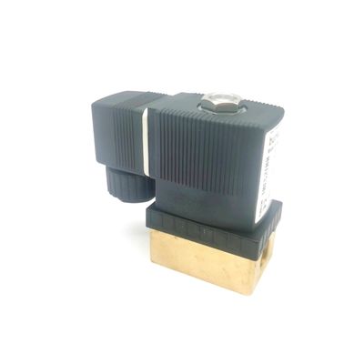 BURKERT 00126138 6014C 通常閉ざされた G1/4 2.0 流通孔 AC24V 8W ブラスボディプルーンジャーバルブ