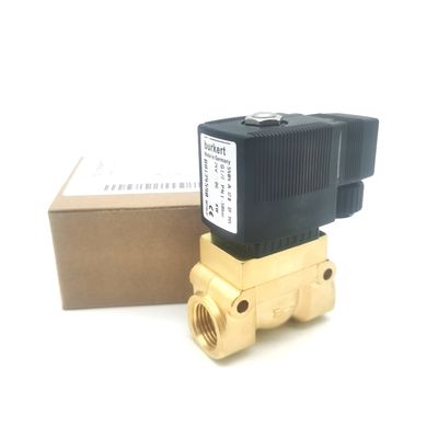 電磁弁 00125363 BURKERT 6014 D 通常開け G1/8 2.5 流孔 DC24V 8W ブラスバルボディ 32 * 32 0~6bar