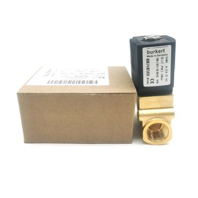 電磁バルブ 00126223 バーカート AC220V 8W ステンレス鋼バルブ ボディ 0~10bar 6014 C 通常閉ざされた G1/8 2.0 流孔