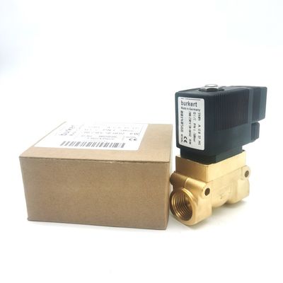 電磁バルブ 00126223 バーカート AC220V 8W ステンレス鋼バルブ ボディ 0~10bar 6014 C 通常閉ざされた G1/8 2.0 流孔