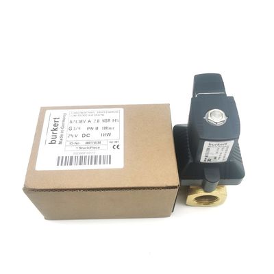 00125370 磁気弁 バークレット 6014 C 直接作用 下板接続 通常閉じる 2.0 流孔 AC220V 8W ブラス バルブ ボディ 0~10bar