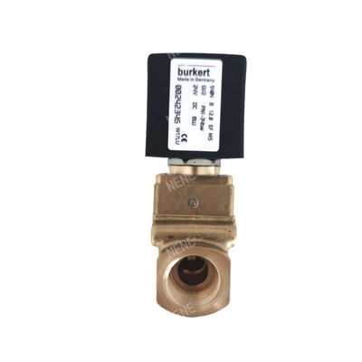 00126162 6014 D バーカート電磁弁 直作用 下板接続 通常開け 2.0 流孔 AC24V 8W ブラス バルブ ボディ 0~10bar