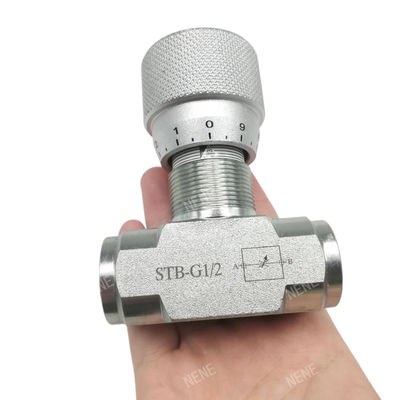 圧縮バルブ STB-G1/2 高圧抵抗型流量制御バルブ STB 水力圧縮バルブ