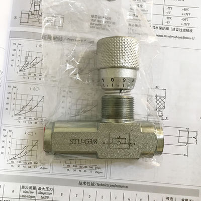 STU-G3/4 STU-NTP3/4 6インチ精密流量制御バルブ 液圧スロットルバルブ