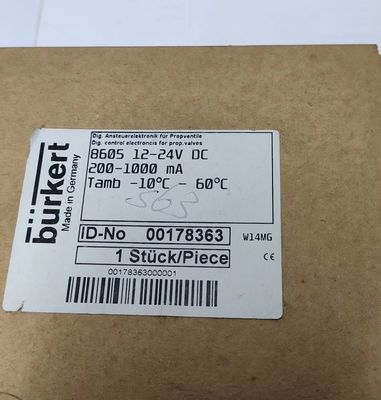 5404 G1/2 2/2 通常閉じる 00177853 FKM 密封式電子磁気バルブ BURKERT ブラスバルブボディ AC24V 8W 1-50bar