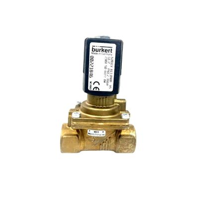 ブルケート電磁弁 00308508 FKMシール G1 2/2 通常閉じる 25 流孔 AC220V 8W 1-40bar