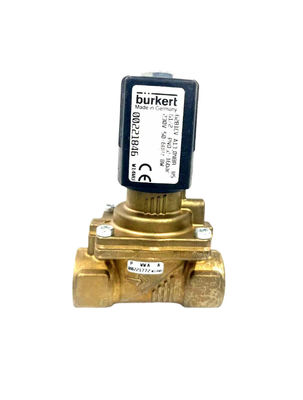 00301170 BURKERT 5404 G1/2 2/2 通常開け 12 流孔 FKM (フルーアゴム) 密閉ブラスバルブ体 AC24V 8W 1-32bar