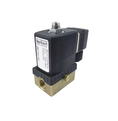 00301170 BURKERT 5404 G1/2 2/2 通常開け 12 流孔 FKM (フルーアゴム) 密閉ブラスバルブ体 AC24V 8W 1-32bar