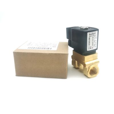産業用電磁弁 00085337 G1 1/4 2/2 通常閉じる 32 流孔 FKM (フッ素ゴム) 密封された銅弁体 AC24V 8W 1-25bar