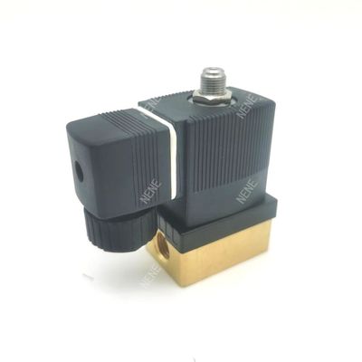 FKMシール 電磁弁 G1/4 インチ G1/4 インチ 00125304 6013 タイプ 直射作用 2/2 通常閉 3.0 流孔 FKMシール 220VAC 8W 0~10bar ブラスバルボディ