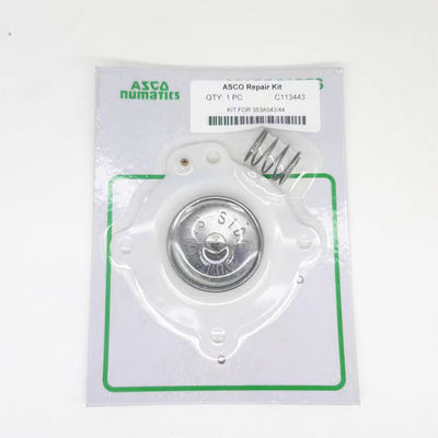 ASCO SCG353A043 C113444 パルスバルブ 弁修復キット NBR,TPE (ホワイト)