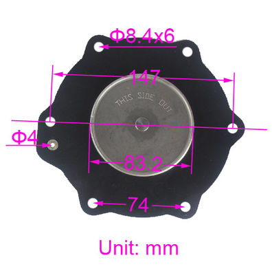 C113686 NBR VITON SCG353A051 ASCO 2 1/2′′ダストコレクターソレノイドパルスジェットバルブ膜修理キット用