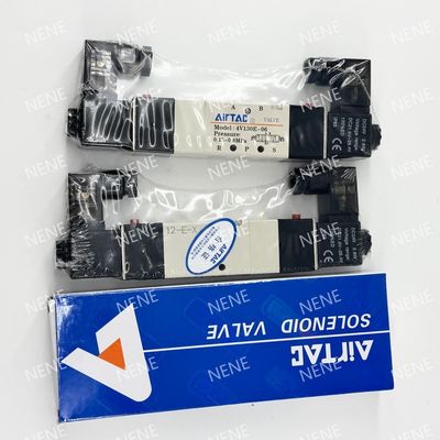 AIRTAC 4V230C-06 アルミ合金体材 電磁弁 24VDC 220V 高圧用