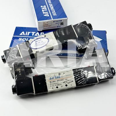 Airtac 4V130C-06 DC12V AC110V 4V130C-M5 Solenoid Air Valve - 4V130C06B