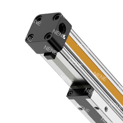 32 シリンダー直径 OSP-P32-200/300/400/500/600 図面に従って設置された棒のないピストン用気圧シリンダー