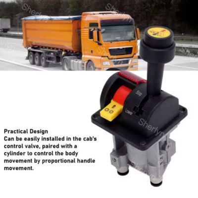 BKQF34-B 14750650H 4ホールダンプトラックゴムハンドルバルブ M6ロックドラムトラック制御バルブ