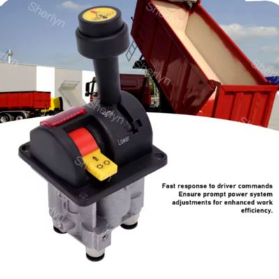 BKQF34-B 14750650H 4ホールダンプトラックゴムハンドルバルブ M6ロックドラムトラック制御バルブ