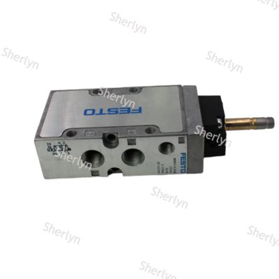 Festo MFH-5-1/4-B ソレノイドバルブ、5/2 モノステーブル Mec Spr、Int パイロット、2-10 bar