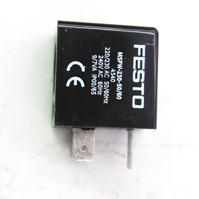 ソレノイドコイル MSFW-230-50/60 | Festo 4540 IP65、230VAC、MSSD-F 3ピン用ベーン