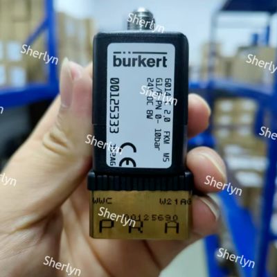 Burkert 00125334 2 ポジション 3 方向電磁弁 6014 シリーズ C 通常閉ざされた G1/8 ブラス バルブボディ
