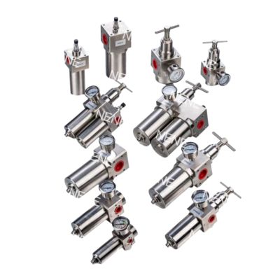 SFSRSL400 1/2"スレッドサイズ 空気フィルター潤滑器 三段式不?? 鋼フィルター調節器 オイルミスト装置