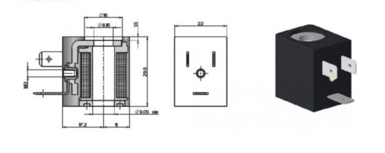 AMISCO EVI 7-9 コイル DC24V 3W