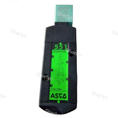 ASCO 2位置5方ソレノイドバルブ SCG551A018MS ダブルコイル