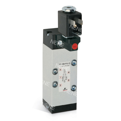 CAMOZZI  951-000-P11-23-G7J 電磁弁 ISO5599-1 サイズ1 5/2方、ダブルソレノイド 230V AC 3.5VA