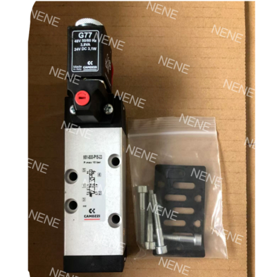 CAMOZZI  951-000-P11-23-G7J 電磁弁 ISO5599-1 サイズ1 5/2方、ダブルソレノイド 230V AC 3.5VA
