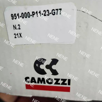 カモッツィ自動化電磁弁 952-000-P15-23-G72 ISO5599-1 サイズ 2 5/2 Way ダブル電磁弁 12V DC 5W
