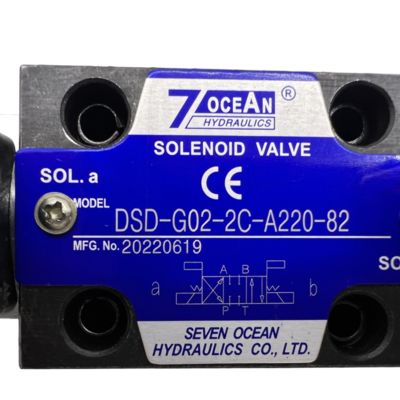 110 L/min 最大流量 最大圧35 MPaと作業介質 ISO VG 32の気圧電磁弁46