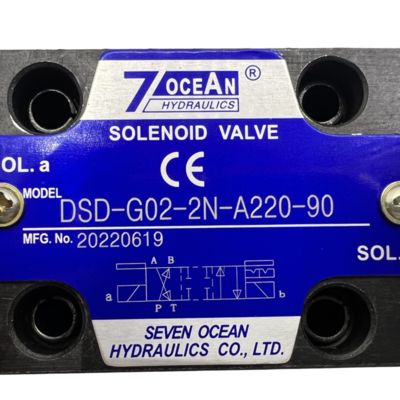 7 OCEAN パネウマティックソレノイドバルブ DSD-G02-2N-A220-90 AC220 電圧方向制御バルブ