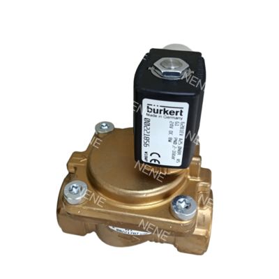 00322500 6281 Solenoid Operated Valve 2/2 Normally Closed 10.0 Flow Hole NBR Sealed Brass Valve Body AC24V