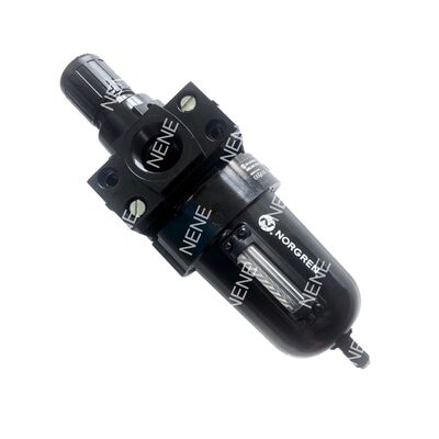 ノルグレンのフィルター調節器モデル B68G-8GK-MR3-RLN G1ポート 40μm 04-8バー 手動 無寸法 圧縮空気 肺気気気潤滑器