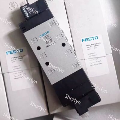 FESTO エアソレノイドバルブ CPE18-M1H-3GL-QS-8 163149 3/2, 閉鎖,単調