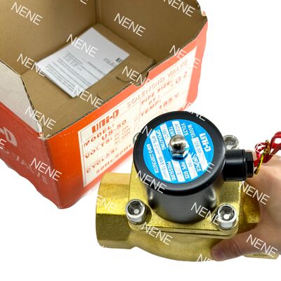 US-50 UNID パネウマティックソレノイドバルブ Brass 2" ORIFICE 50 mm 2 インチ -5°C ~ 185°C